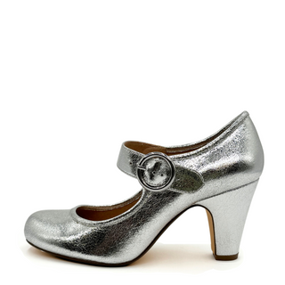 Madeline Metallic Mary Jane Heels - Glamourous Grace
