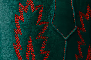 The Togg Green Leather Cowboy Women Boot Final Sale!