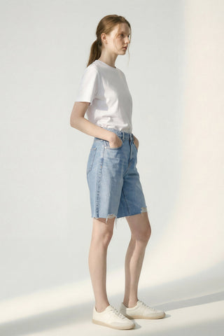 Coastal Breeze 90's Bermuda Shorts HJ807 - Glamourous Grace