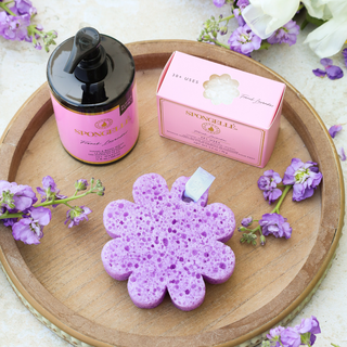 French Lavender Wild Flower, Pedi Buffer, and Body Wash Refill Set - Glamourous Grace