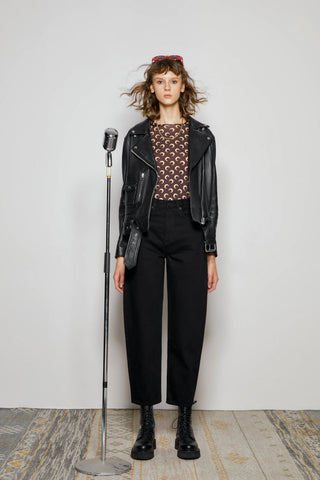 Queens Of Noise High Rise Barrel Jeans HJ026 [FINAL SALE] - Glamourous Grace