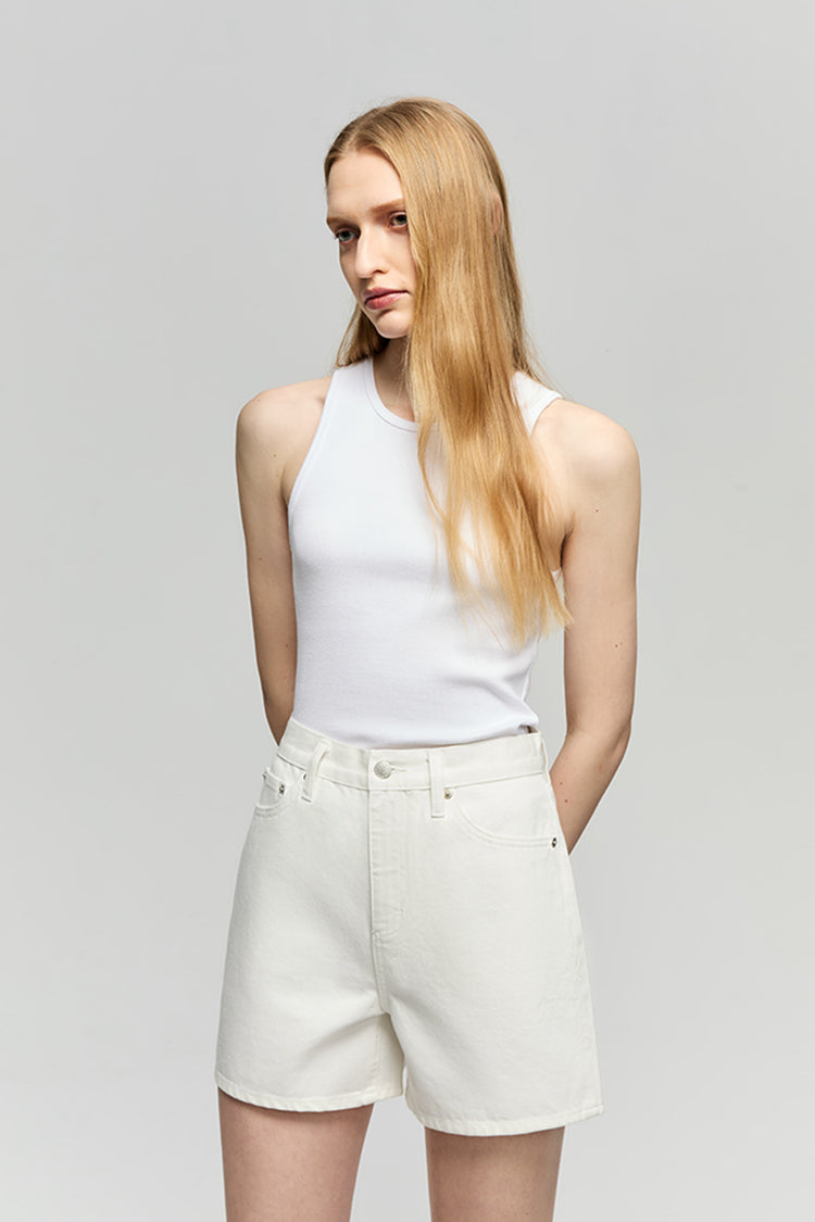 Golden Hour High Rise Girlfriend Shorts HJ801 - Glamourous Grace