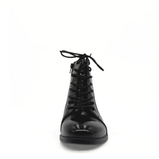 Lazor Lace Up Booties - Glamourous Grace