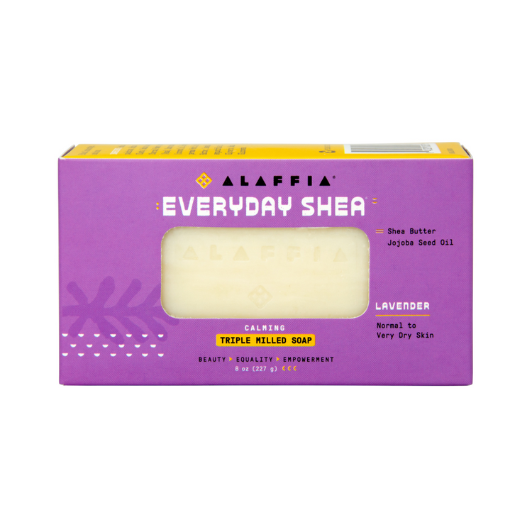 EveryDay Shea Bar Soap, Lavender 8oz - Glamourous Grace