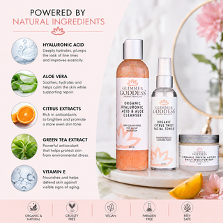Organic 3-Step Anti-Aging Skin Care Routine - Glamourous Grace