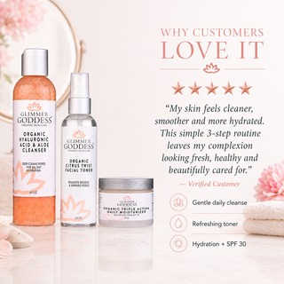Organic 3-Step Anti-Aging Skin Care Routine - Glamourous Grace