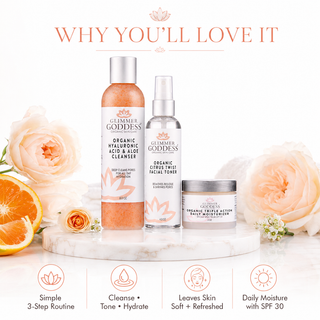 Organic 3-Step Anti-Aging Skin Care Routine - Glamourous Grace