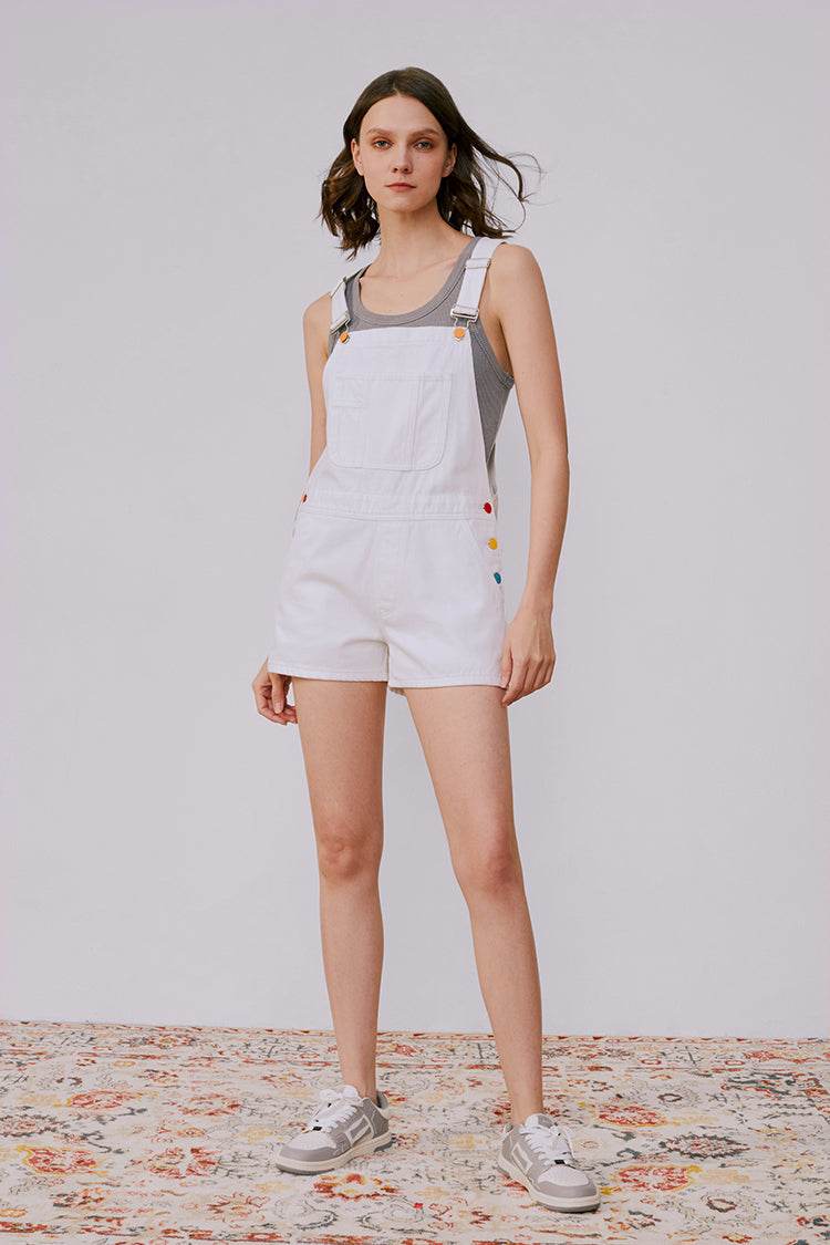 Rainbow Overall Shorts HJ109 - Glamourous Grace