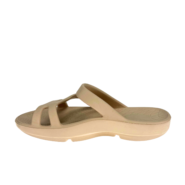Sovella Active Recovery Sandals Women's PF Slide Beige - Glamourous Grace