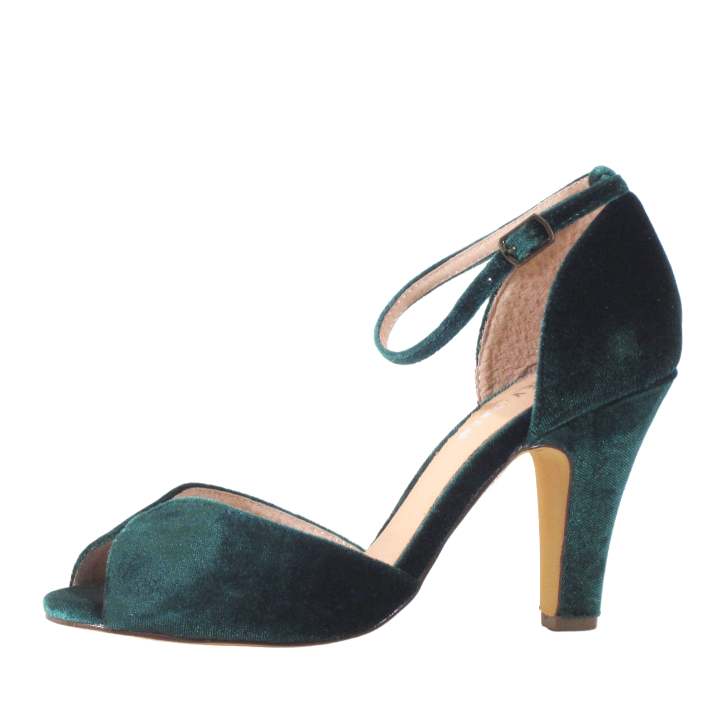 Lola Velvet Heels - Glamourous Grace
