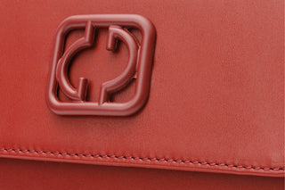 The Maneadero Dark Red Leather Handbag