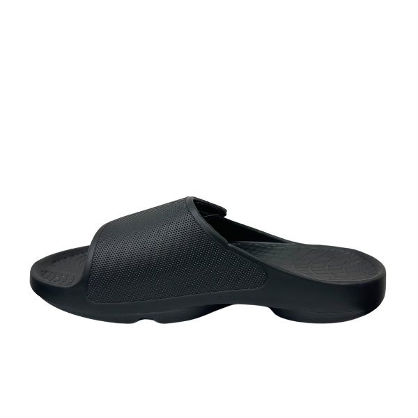 Sovella Active Recovery Sandals Men's PF Velcro Slide Black - Glamourous Grace