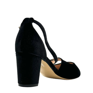 Oren Velvet Mary Jane Heels - Glamourous Grace