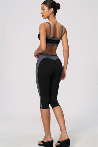The Sandstone Sports Bra Capri Leggings 2-Piece Set