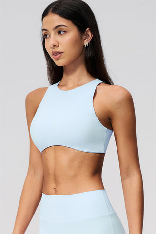 The Twirl Open Back Sports Bra Capri Leggings 2-Piece Set