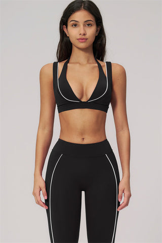 The Clarity Contour Line Sports Bra Leggings 2-Piece Set