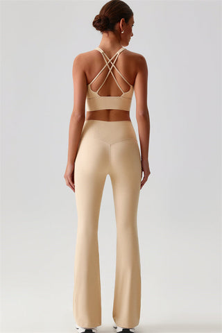 The Brave Sports Bra Flared Leggings 2-Piece Set