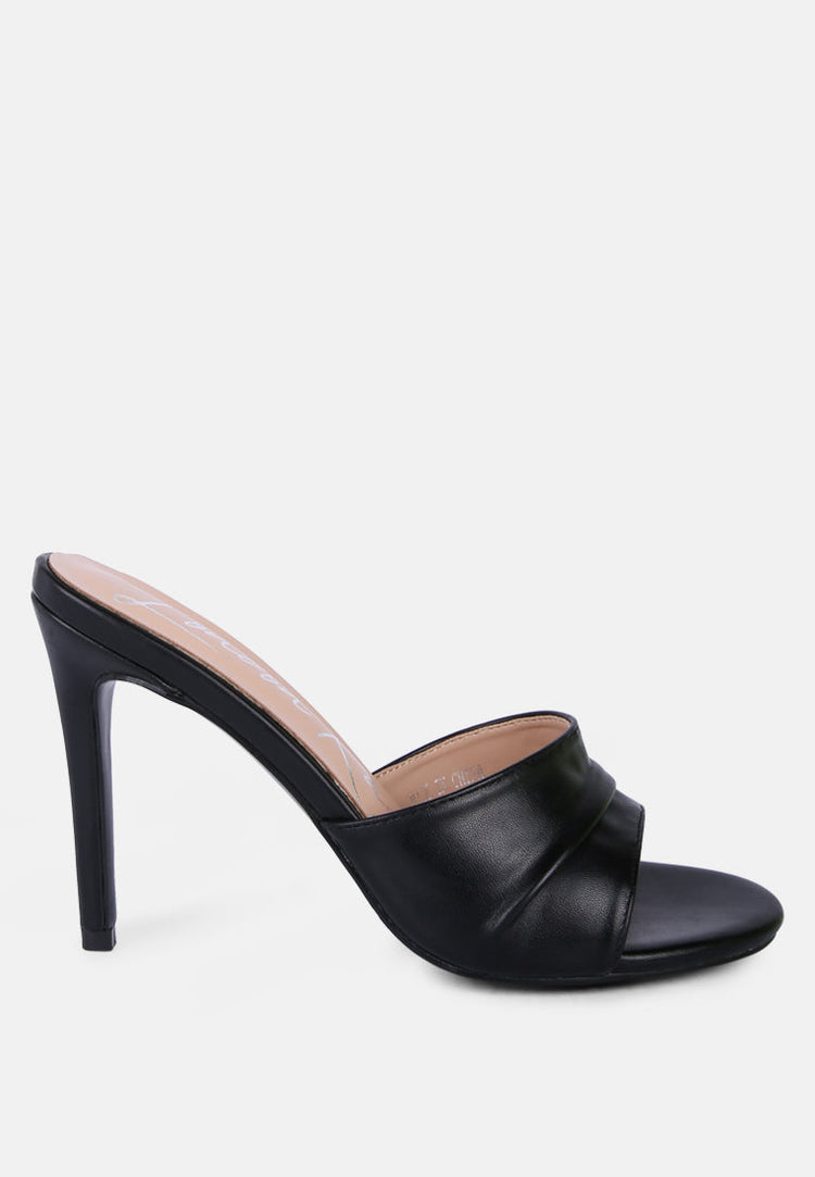3Rd Divorce Wide Strap Casual High Heels - Glamourous Grace