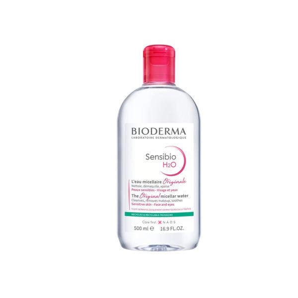 Bioderma Sensibio H2O Micellar Makeup Remover for Sensitive Skin - Gentle, Dermatologically Tested, 16.91 fl oz - Glamourous Grace