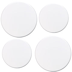 Tin Burner Cover Set, White