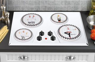 Tin Burner Cover Set, Night Shift