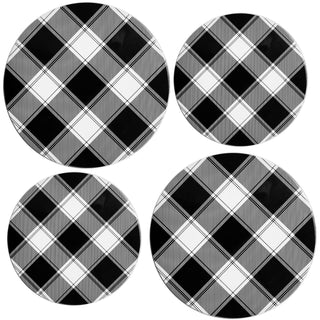 Calypso Basics by Reston Lloyd, Tin Burner Cover Set, Buffalo Check