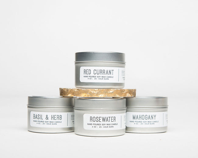 Choose 4 Tin Candles - Glamourous Grace