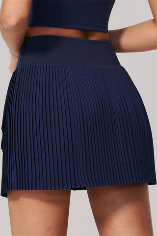 The Ziv Polo Crop Top Tennis Dress 2-Piece Set