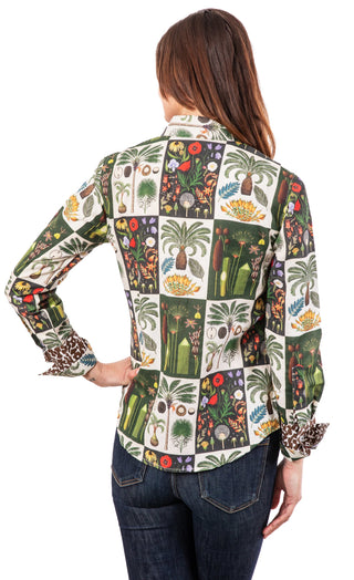 Rome Shirt Patchwork Botanical - Glamourous Grace