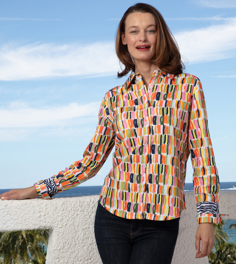 Rome Shirt Paint Strokes - Glamourous Grace