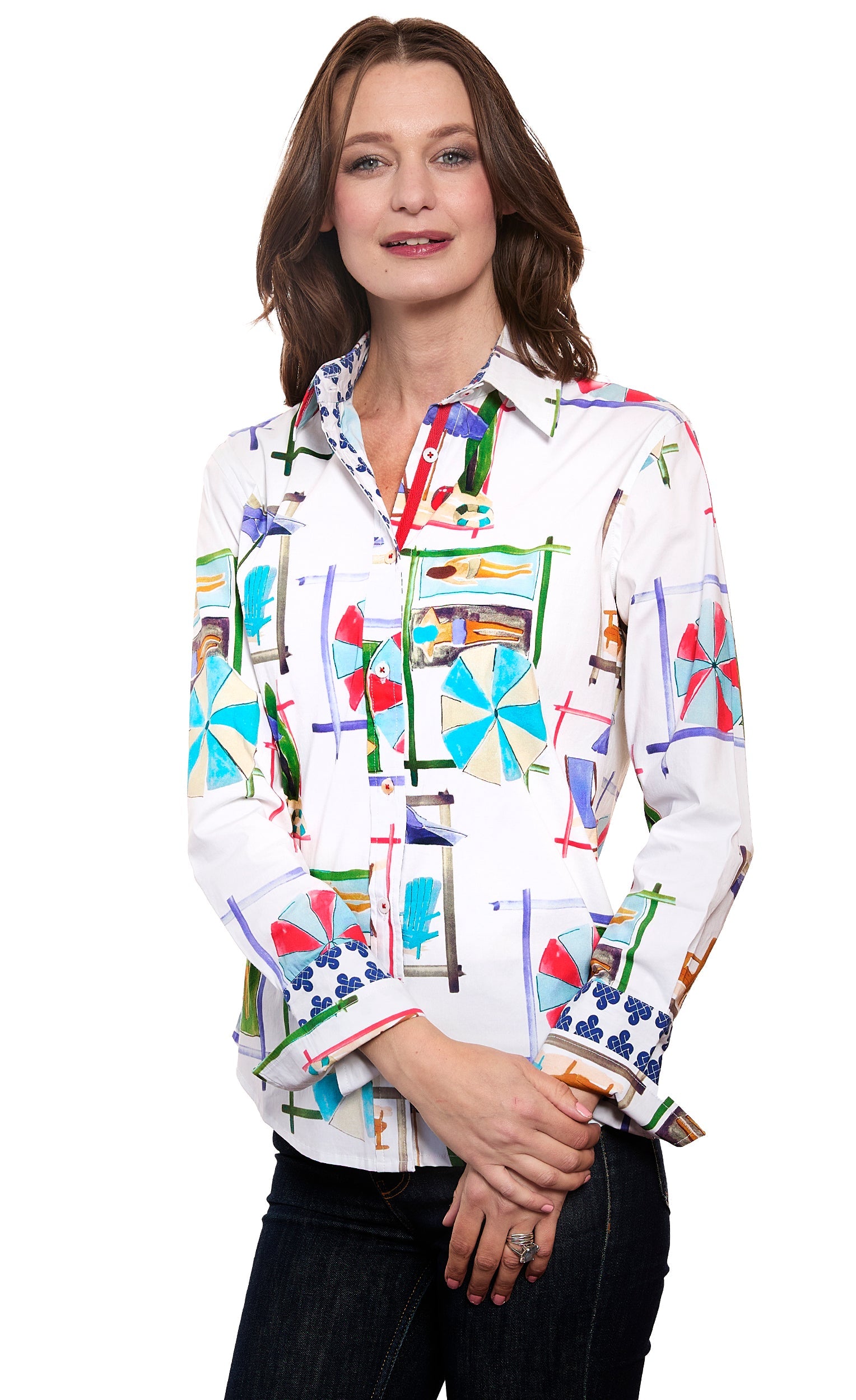 Beach Chairs Rome Shirt - Glamourous Grace