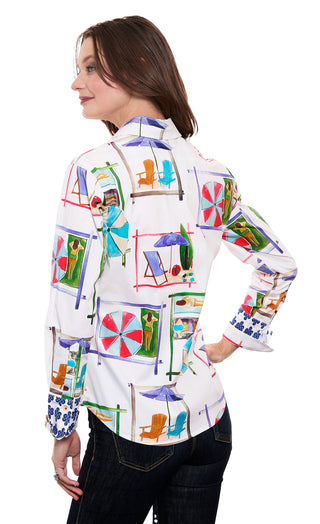 Beach Chairs Rome Shirt - Glamourous Grace