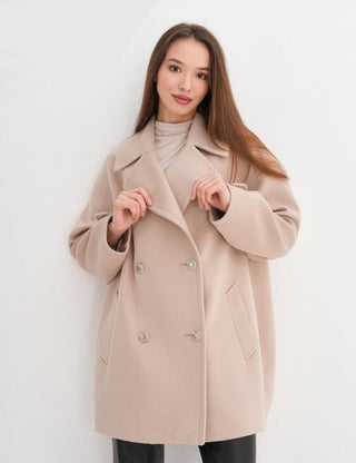 Kyoto Midi Cashmere Wool Blend Coat