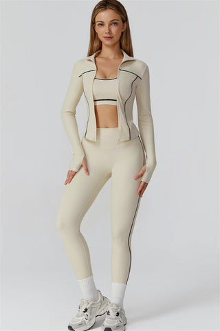 The Venus Zip Top Leggings 2-Piece Set