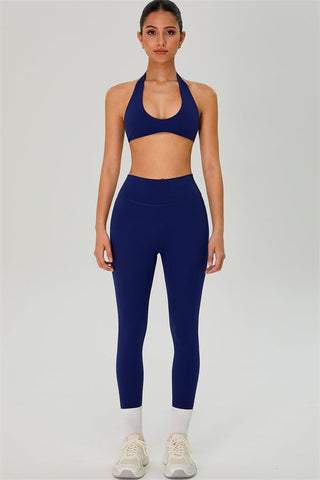 The Solid Sports Bra Leggings 2-Piece Set