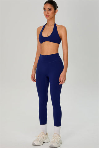 The Solid Sports Bra Leggings 2-Piece Set