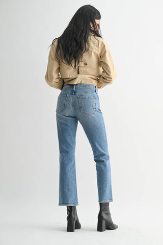 Slim Cropped Bootcut Jeans - Glamourous Grace