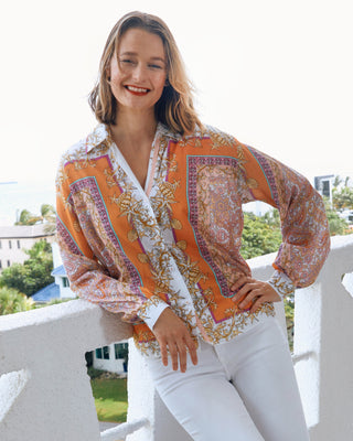 Buckhead Boxy Top Engineered Print - Glamourous Grace