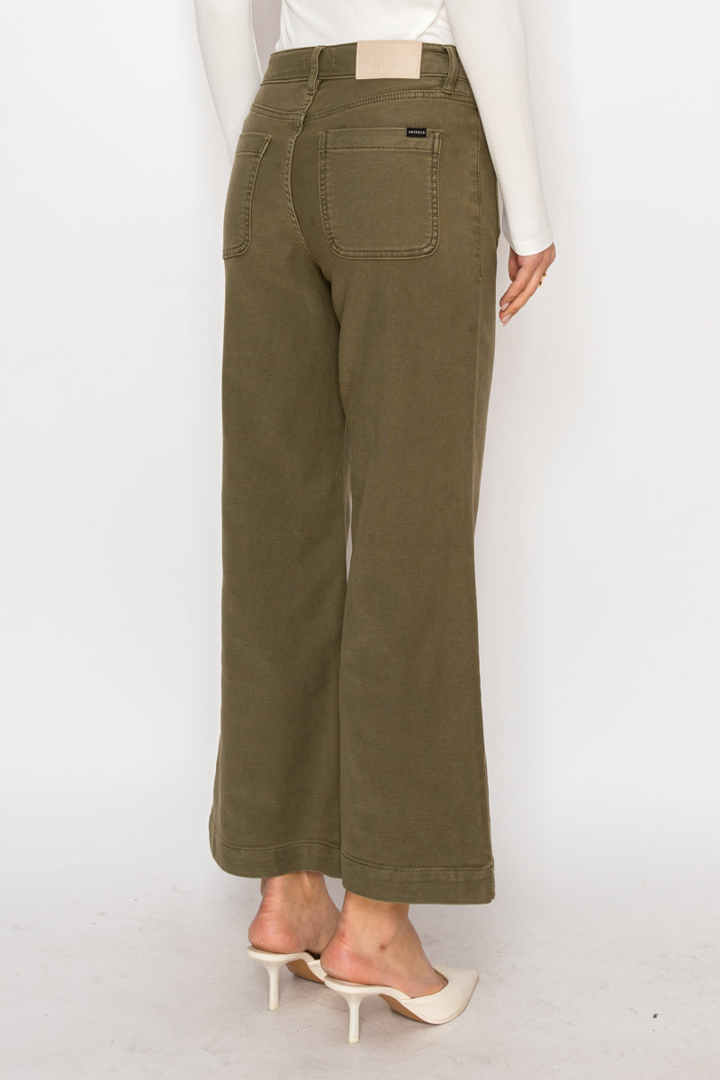 Margot High Rise Crop Palazzo Jeans - Glamourous Grace