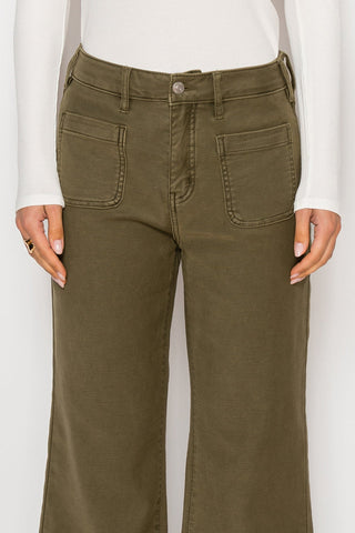 Margot High Rise Crop Palazzo Jeans