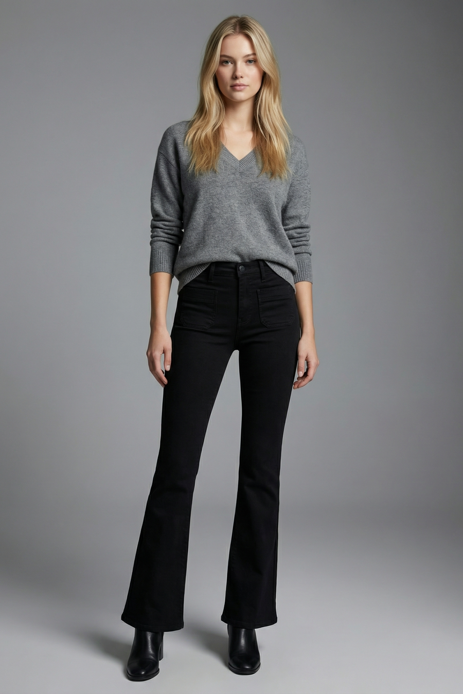 Amelie Tummy Control High Rise Bootcut Jeans - Glamourous Grace