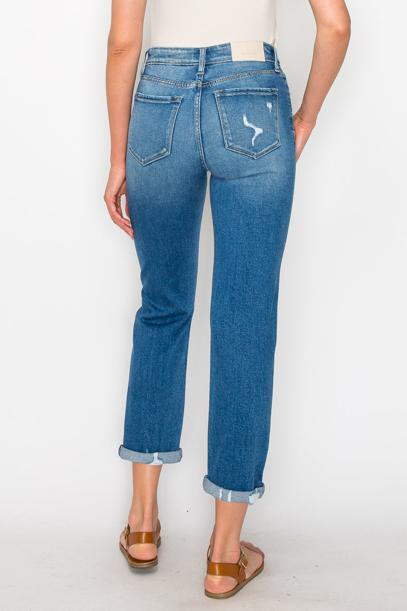 Alexa High Rise Tapered Leg Mom Jeans - Glamourous Grace
