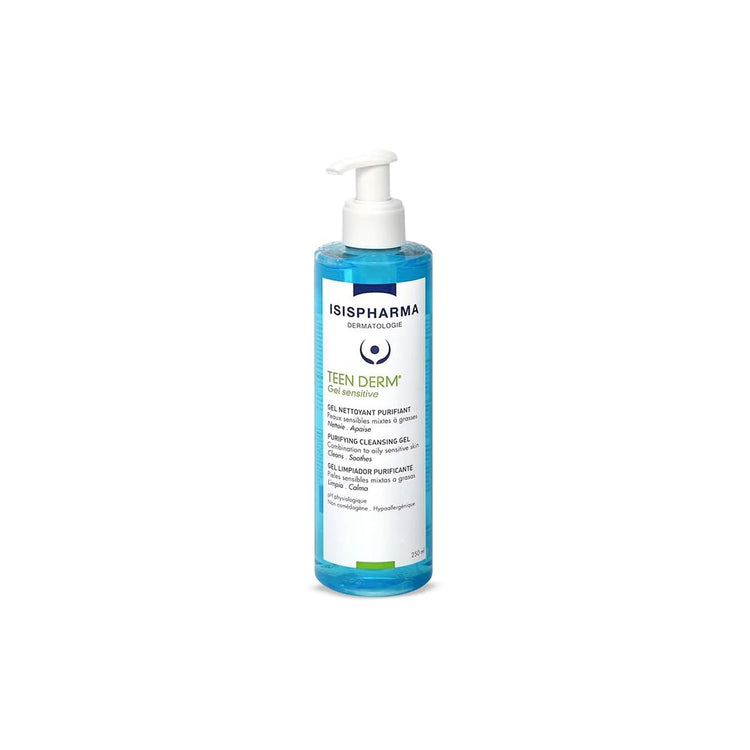 Isispharma Teen Derm Gel Sensitive 250ml - Glamourous Grace