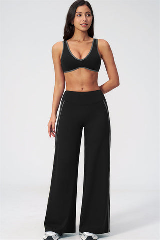 The Evoke Sports Bra Straight Leg Pants 2-Piece Set