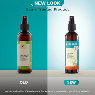 Pilgrim Tea Tree & 2% Niacinamide Face Toner For Oily Skin, Acne & Blemish Prone Skin, Pore Cleansing & Glowing Skin
