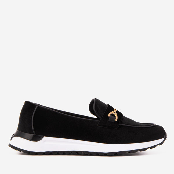 The Milan Black Leather Women Sneaker - Glamourous Grace