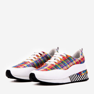The Valencia White Leather Women Sneaker