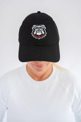 Needlepoint Baseball Hat - Bulldog - Glamourous Grace