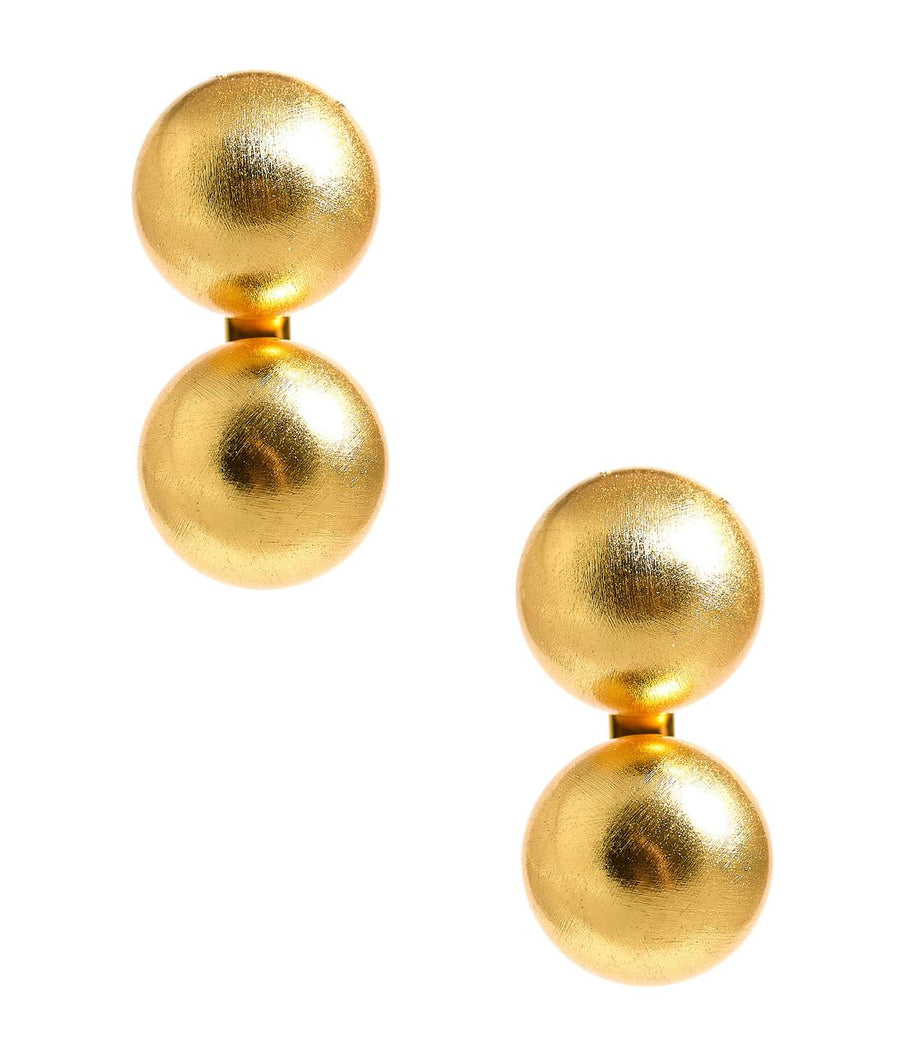 Large Belle Stud - Brushed Gold - Belle of the Ball - Glamourous Grace