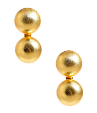 Large Belle Stud - Brushed Gold - Belle of the Ball - Glamourous Grace